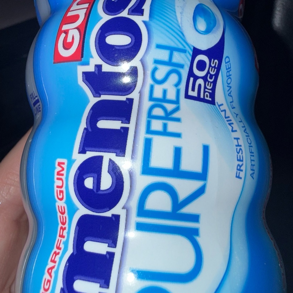 Mentos Pure Fresh Chewing Gum - Blue & White